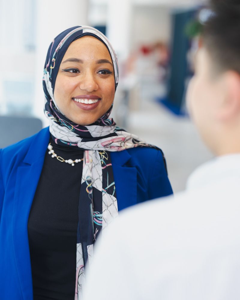 Commercial Interiors abu dhabi portait photo of woman smiling