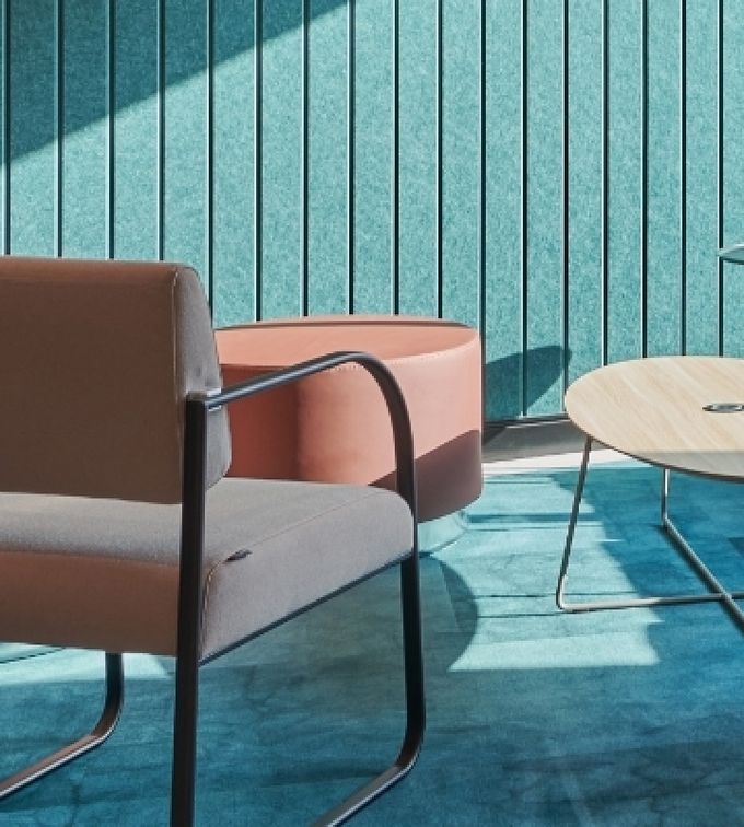 Interior Construction Company uae photo of chair in a workspace
