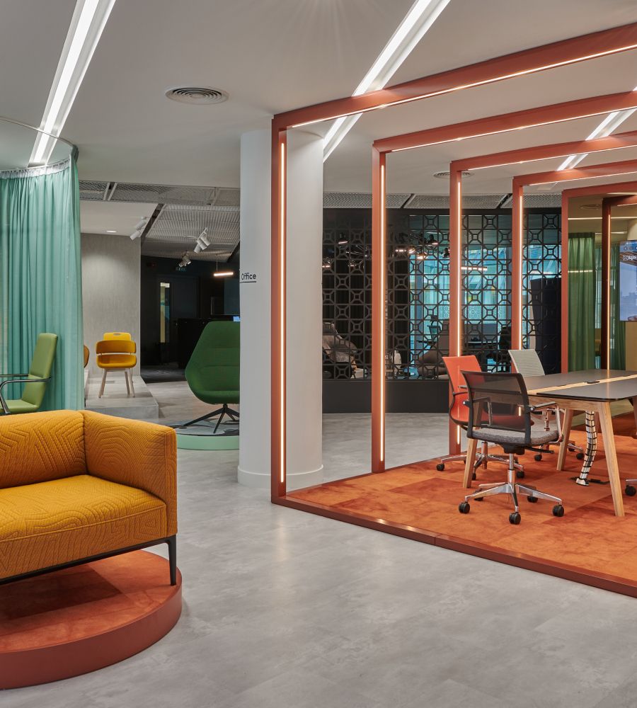 Interior Construction Company Dubai interior photo of a modern workspace